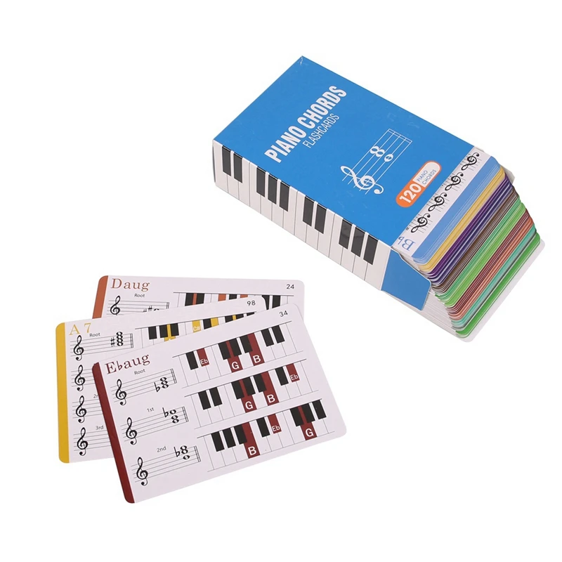 120 шт. аккорды для фортепиано весы диаграмма мастер пианино прогрессивы