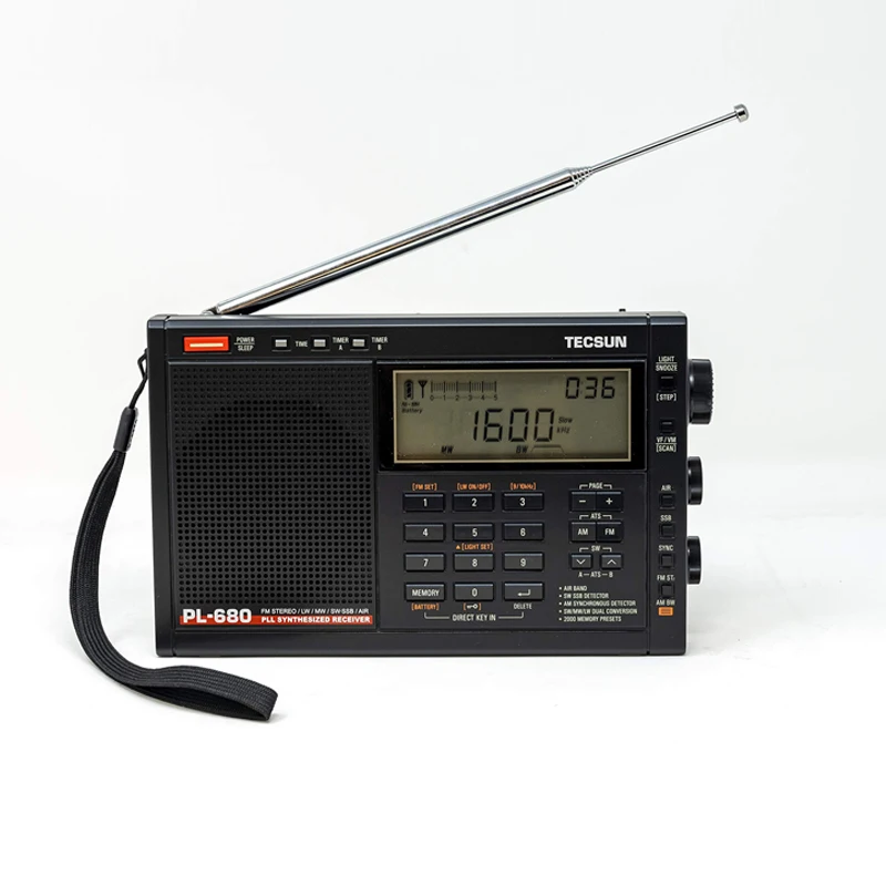 

AWIND Tecsun PL-680 Radio Portatil Am FM Digital Tuning Full-Band FM/MW/SBB/PLL SYNTHESIZED Stereo Radio Receiver Portable Speak