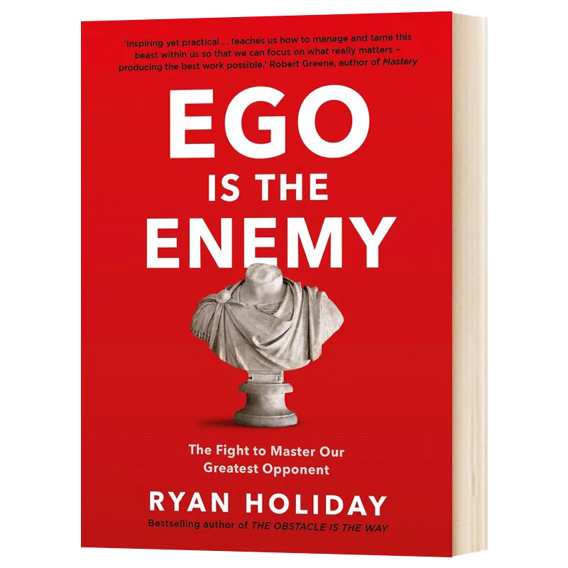 

EGO IS THE ENEMY By Ryan Holiday Paperback Novel #1 New York Times Bestseller Book