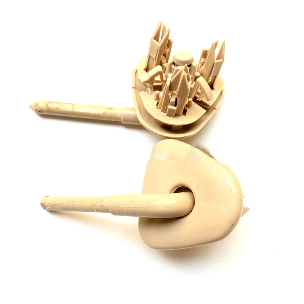 

Fixed Clip Sun Visor Clips Beige Easy Installation Plastic Replacement Rotation Shaft High Quality For BYD F3 F3R