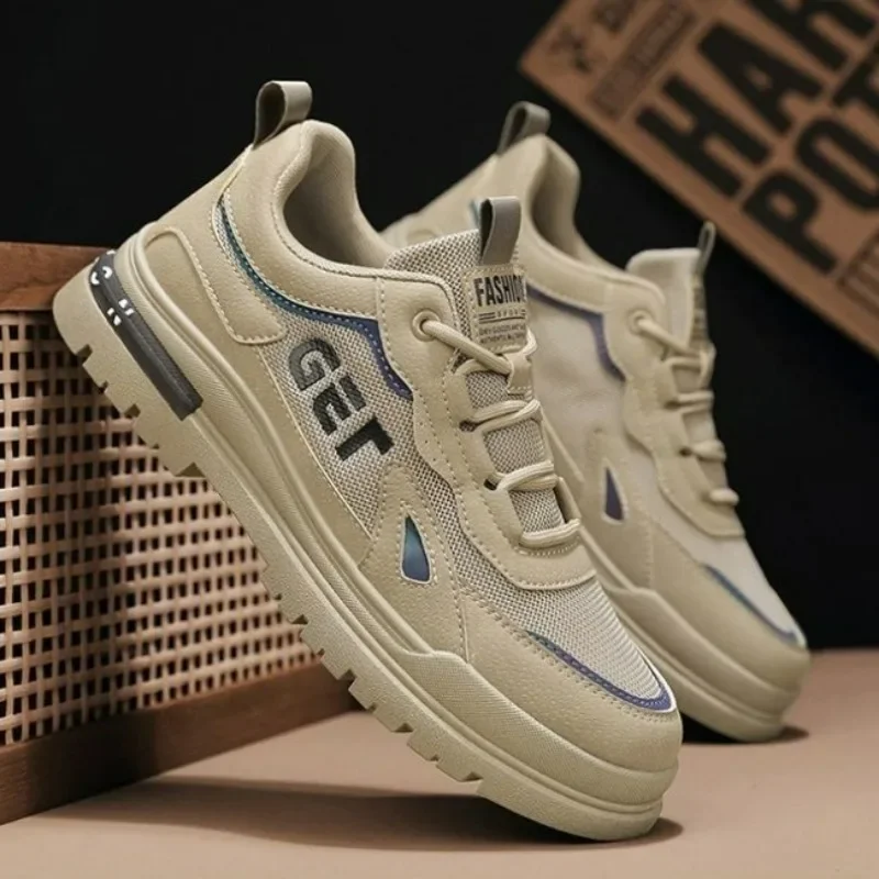 Летняя мужская обувь дышащие повседневные кроссовки 2024 уличная модная для