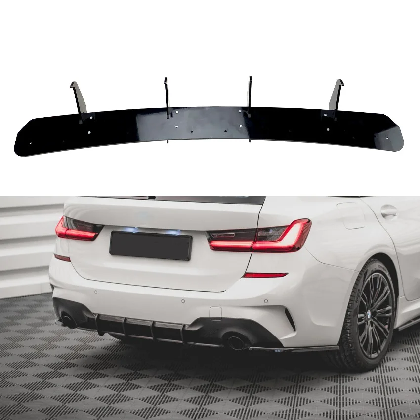 Диффузор для заднего бампера спойлер BMW G20 G28 3 серии M340i 325i 320i G21 2019 2020 2021 M Tech Spor |
