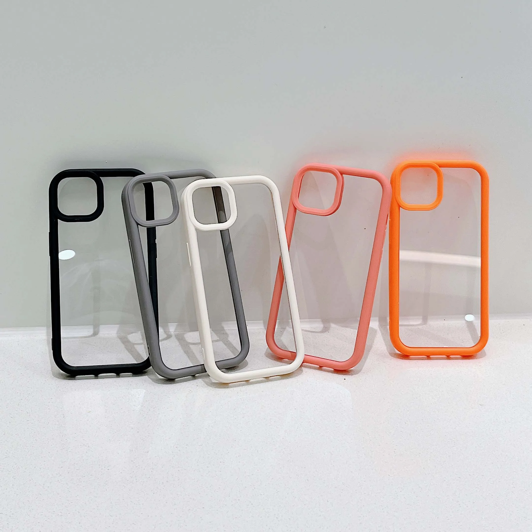 2024 Джейн ударопрочный 2 в 1 ins Красный Оранжевый Черный Классический чехол для