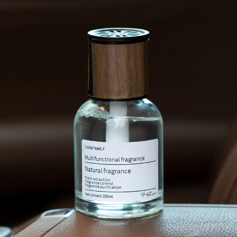 

160ml Automobile Incense Air Purifier Home Decor Glass Bottle Aromatherapy Oil Diffuser Set