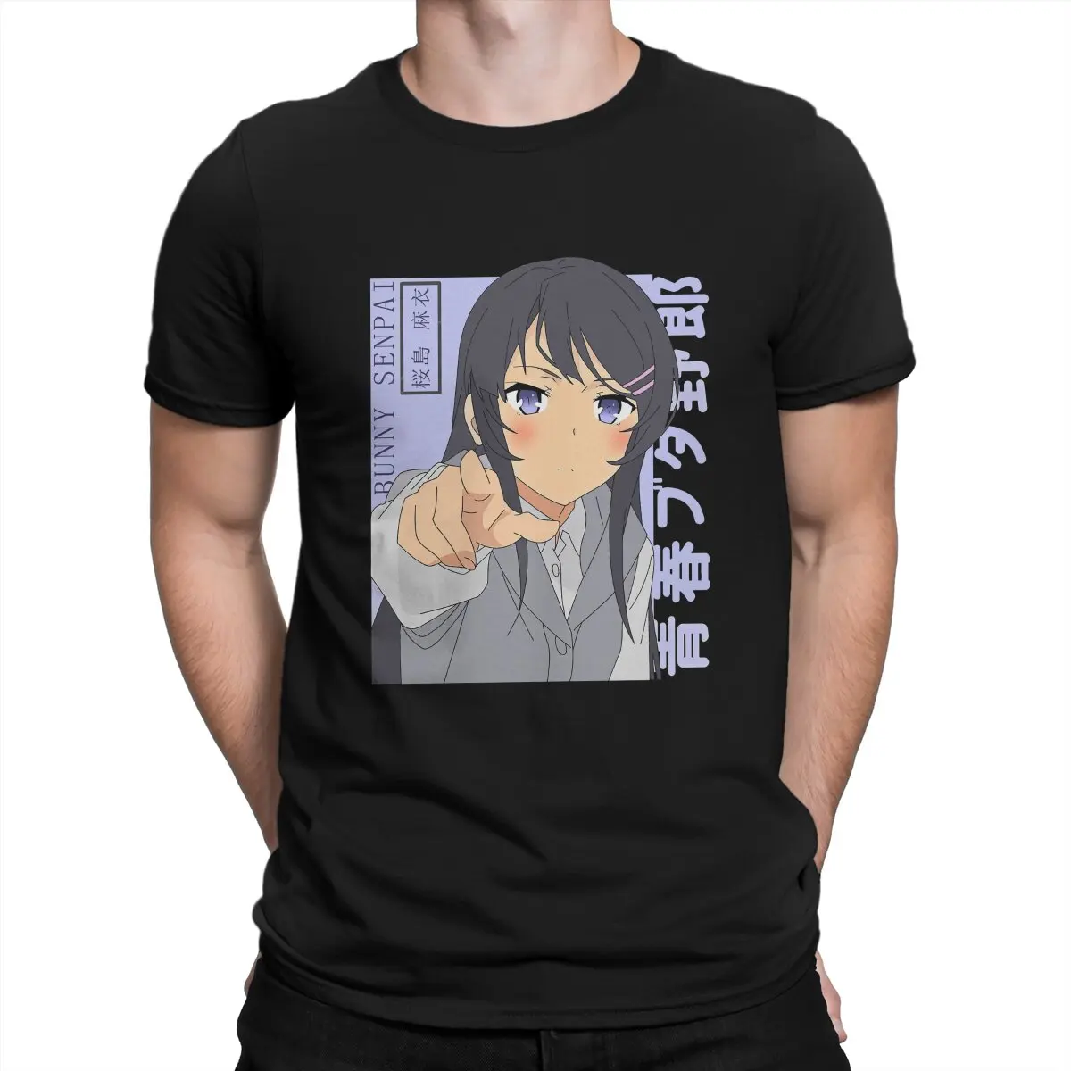 

RASCAL DOES NOT DREAM OF BUNNY GIRL SENPAI Point T Shirt Vintage Alternative Men's Polyester Tshirt O-Neck