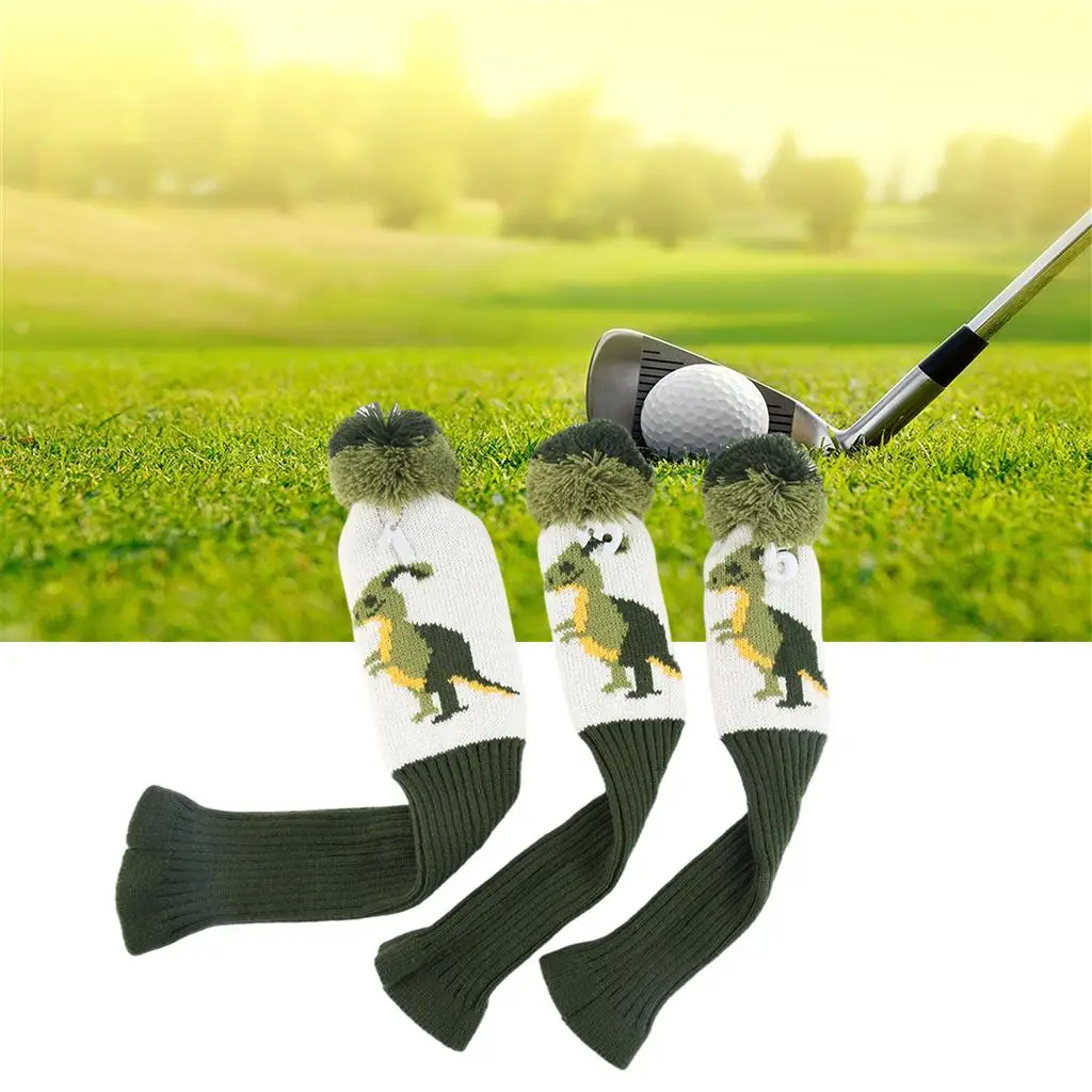 

3 шт. Трикотажные Искусственные, трикотажные чехлы для головы, 5 водителей дерева