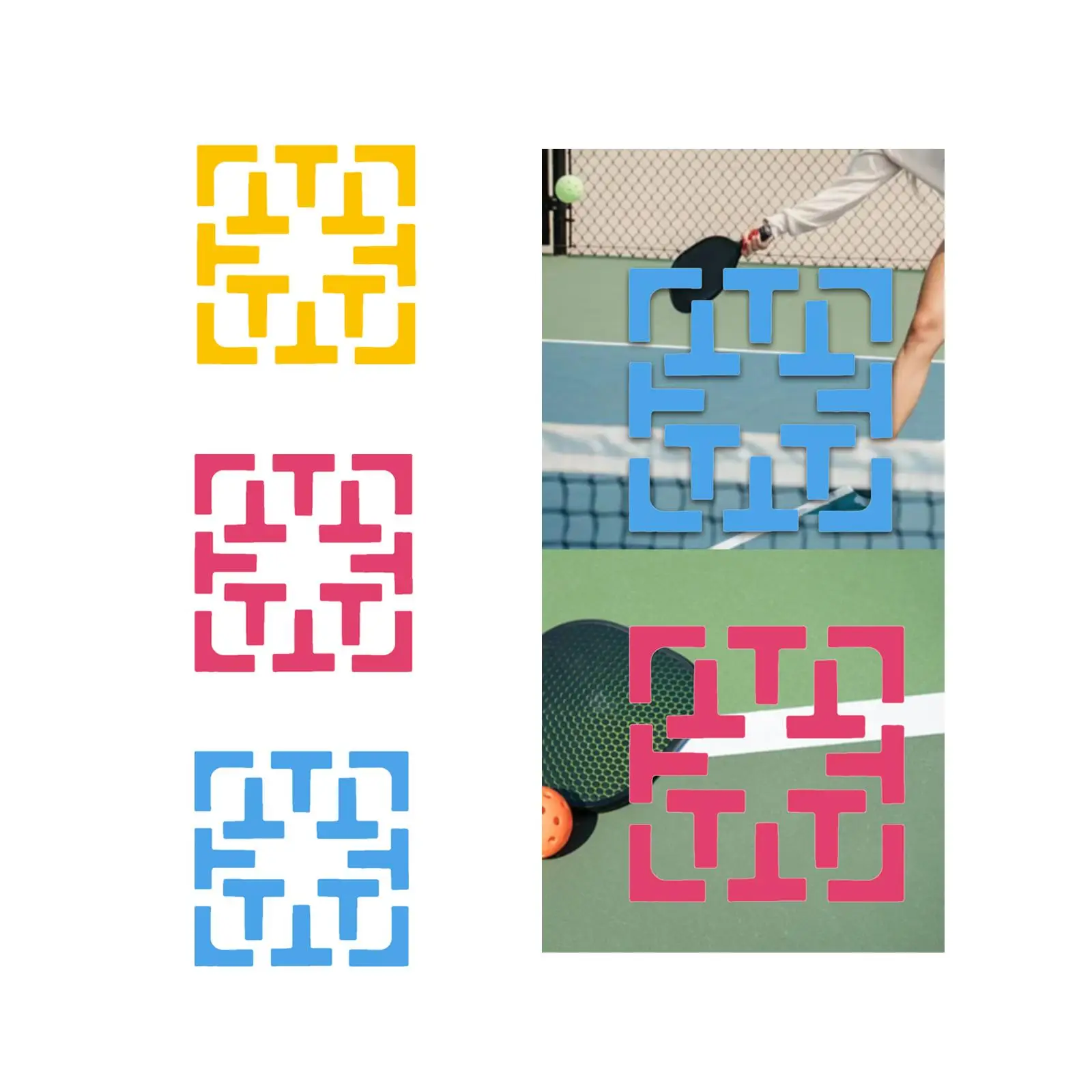 Маркер Pickleball Court аксессуары для теннисного двора портативные маркировочные