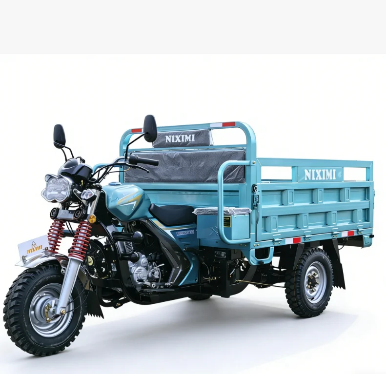 Фото Мотоцикл-трицикл NIXIMI CG200 200CC с воздушным охлаждением, прочный, с длительным сроком службы, для сельских районов Африки №1