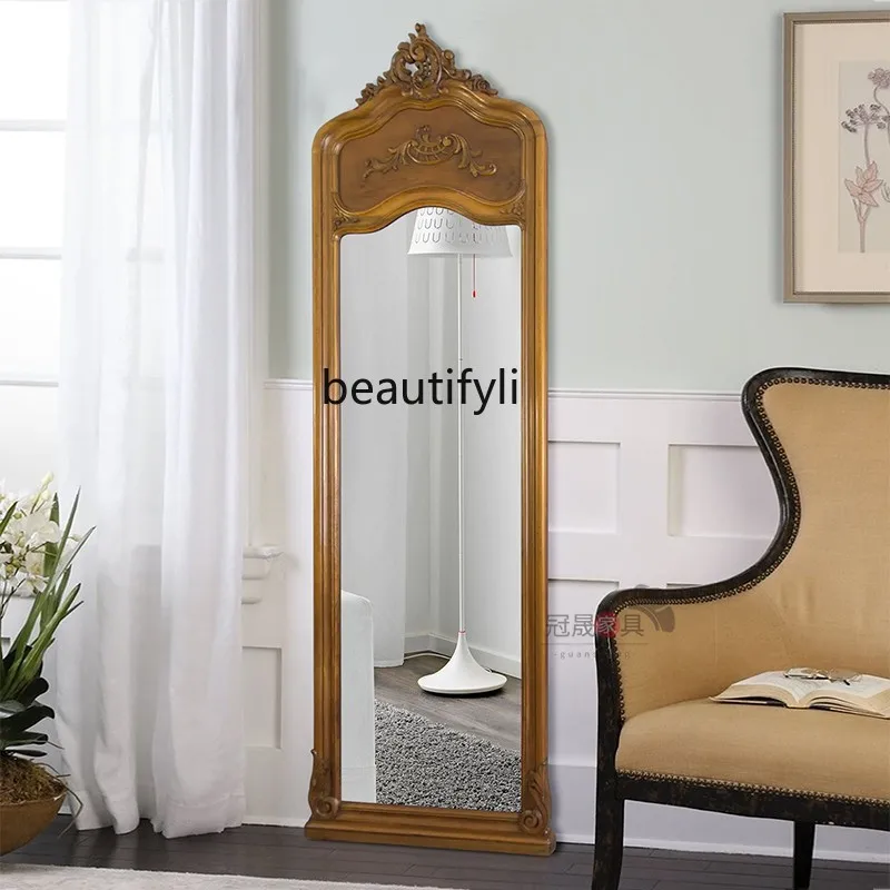 Китайская резная зеркальная настенная подвеска