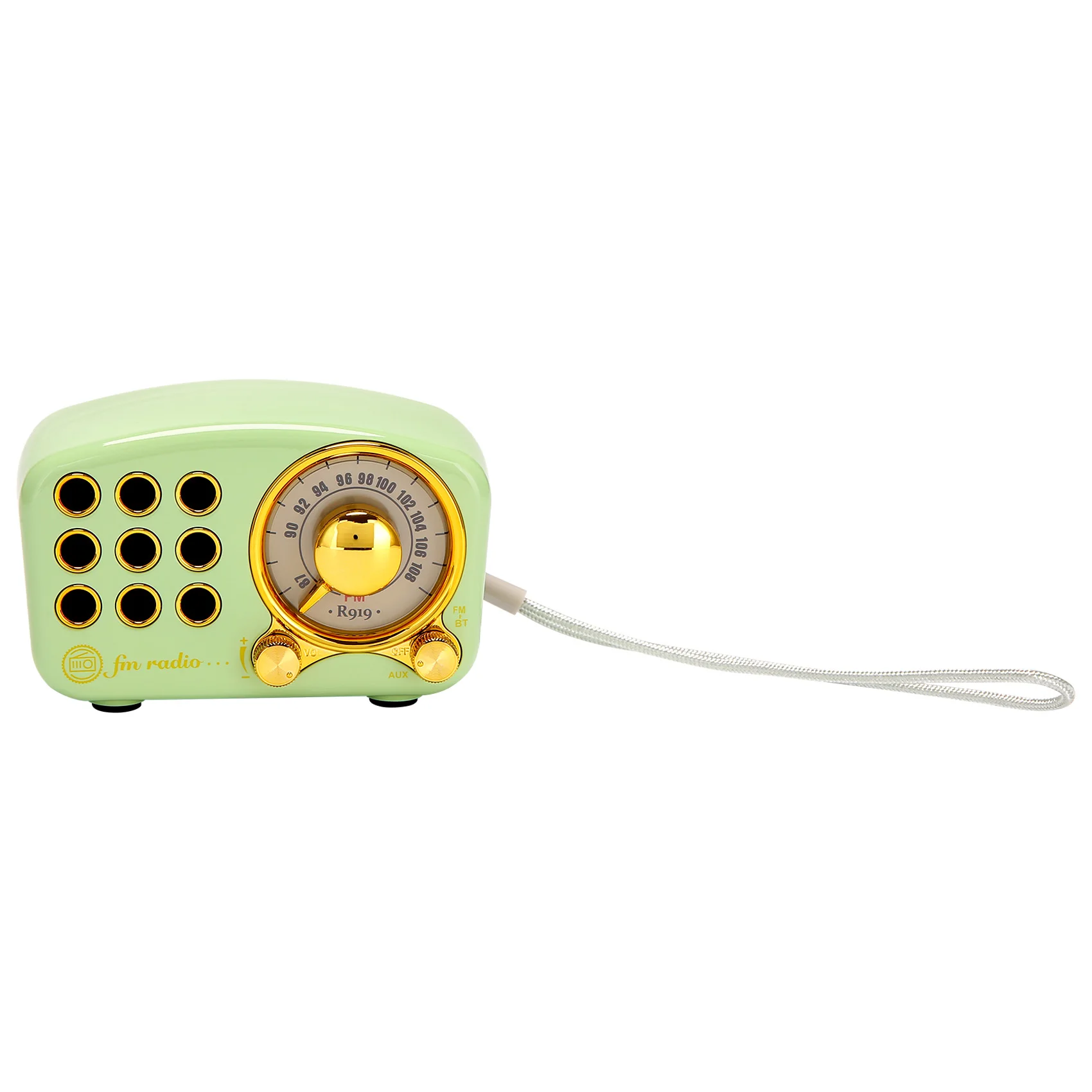 R919 Ретро-радио Bluetooth-динамик FM-радио в старомодном классическом стиле Bluetooth слот