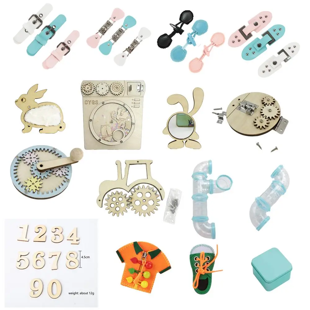 Новое поступление бушюры Монтессори сделай сам аксессуары занятые доски Детские