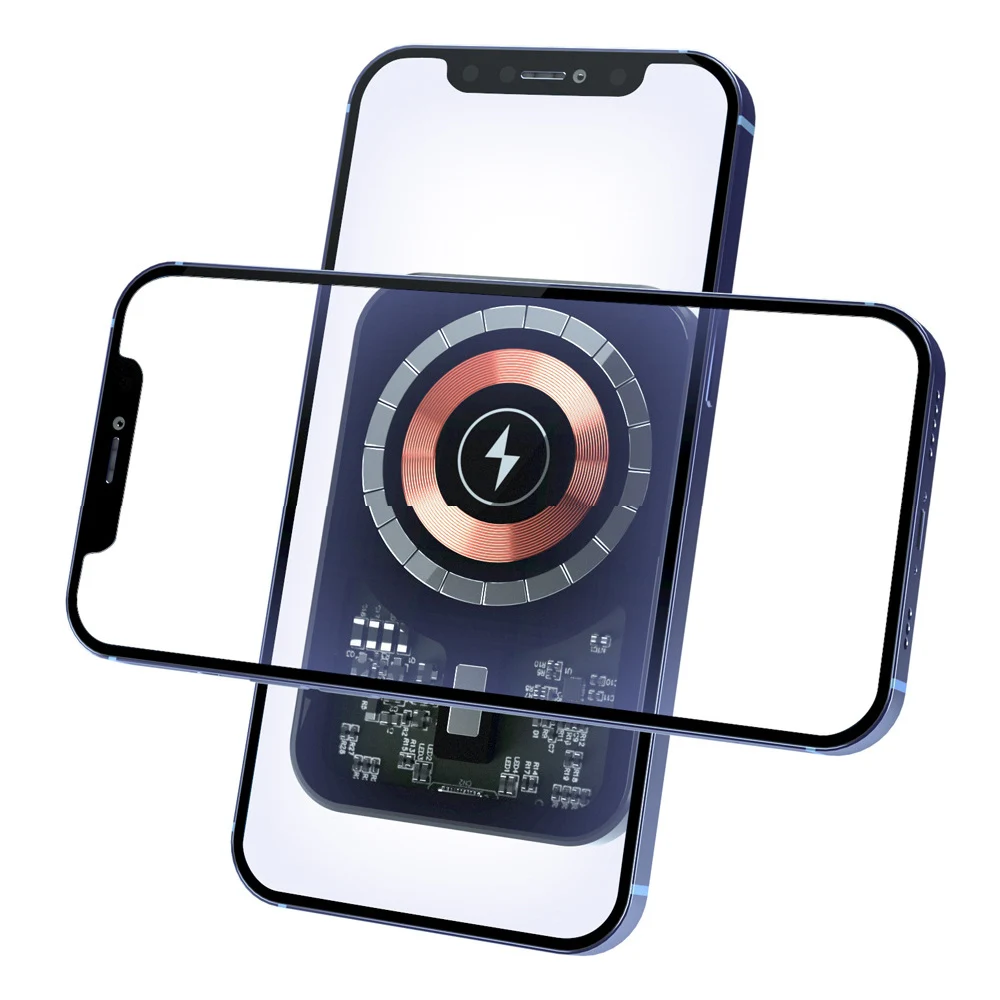 Магнитное автомобильное беспроводное зарядное устройство Magsafe 15 Вт для iPhone 12 13 14