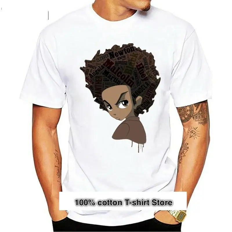 

Huey-camiseta negra de Héroes, camisa de héroes de la фильм о возможности, estilo ano, de Africa