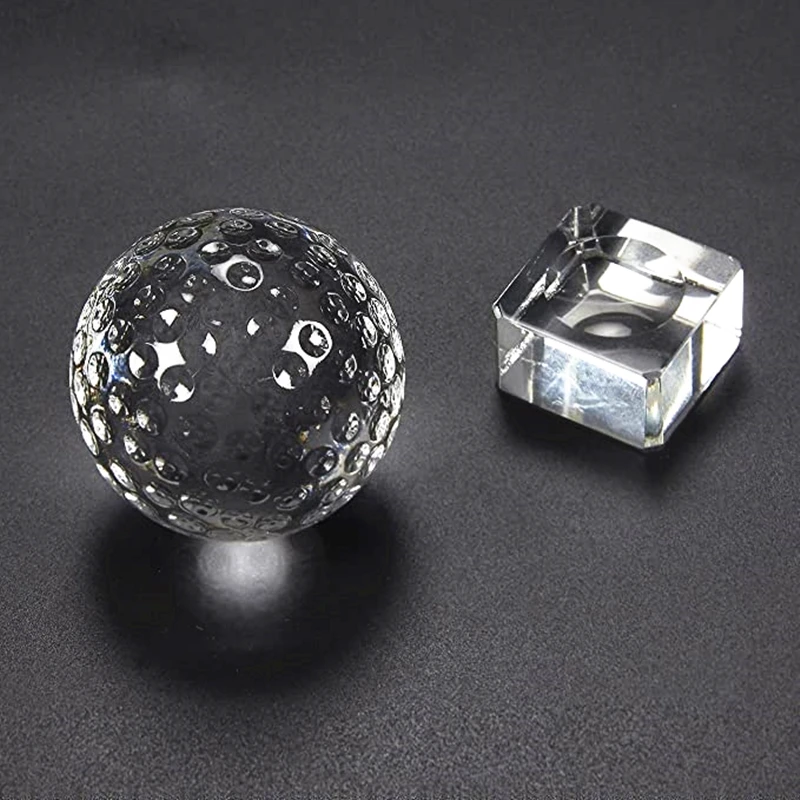 Figurine Glass Sphere Paper Weight Home Decor Ornaments Business Athletic Sports Globe Creative Gift Souvenir