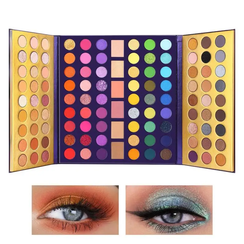 

Women Eye Shade Palette 114 Colors Eye Shadow Matte Palettes For Females Girls Women Multi-Functional Eyes Makeup Eyeshadow Tray