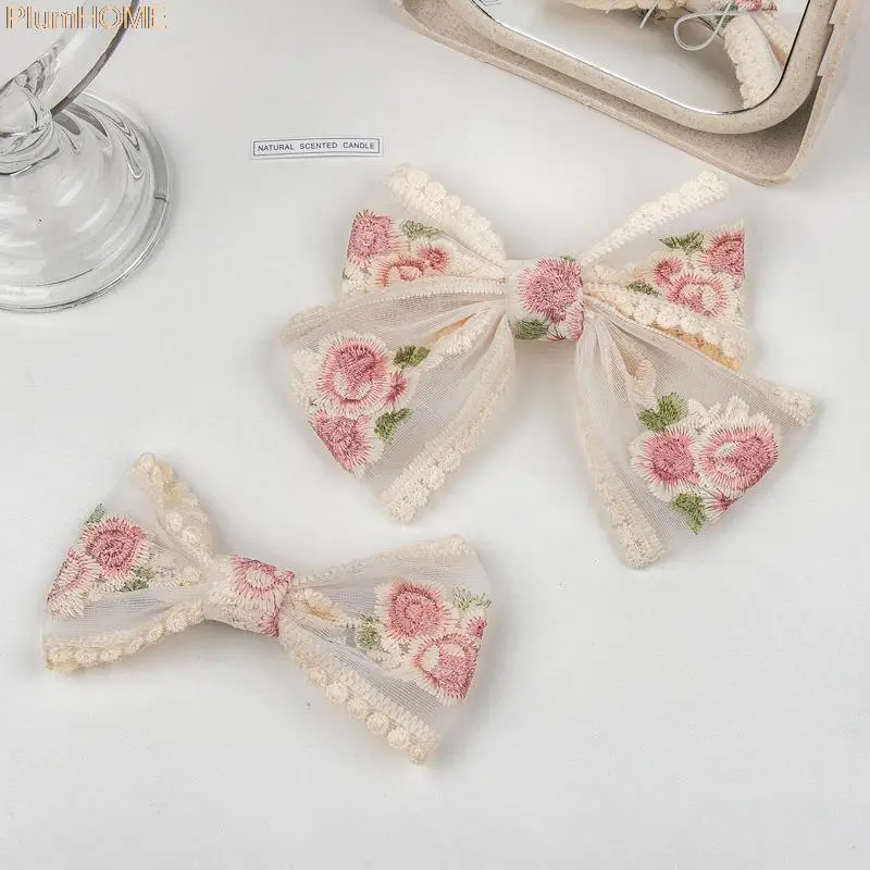 

5 Yards Flower Embroidery Lace Ribbon For Bow Making Clothing Decor Sewing Fabric DIY Craft Supplies Needlework Accessories New