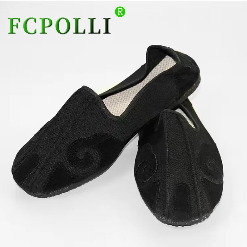 

Hot Sale Taoist Shoes for Unisex Morning Training Martial Arts Shoes Men Women Comfortable Slip-on Tai Chi Shoe Wushu Sneakers