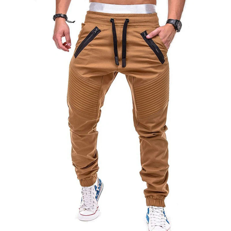 

Men Casual Jogger Pant Running Sports Training Pants Bottoms Skinny Hip Hop Tracksuit Sweatpants Breathable Gym Fitness Clothes