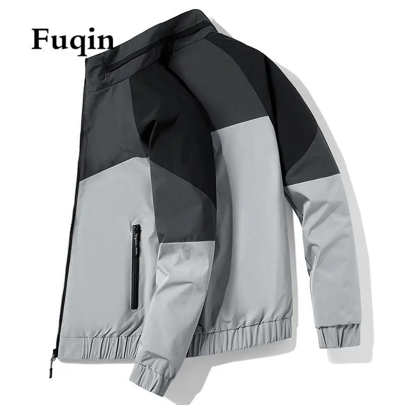 Мужская бейсбольная весенняя куртка в стиле пэчворк цветная спортивная мягкая с