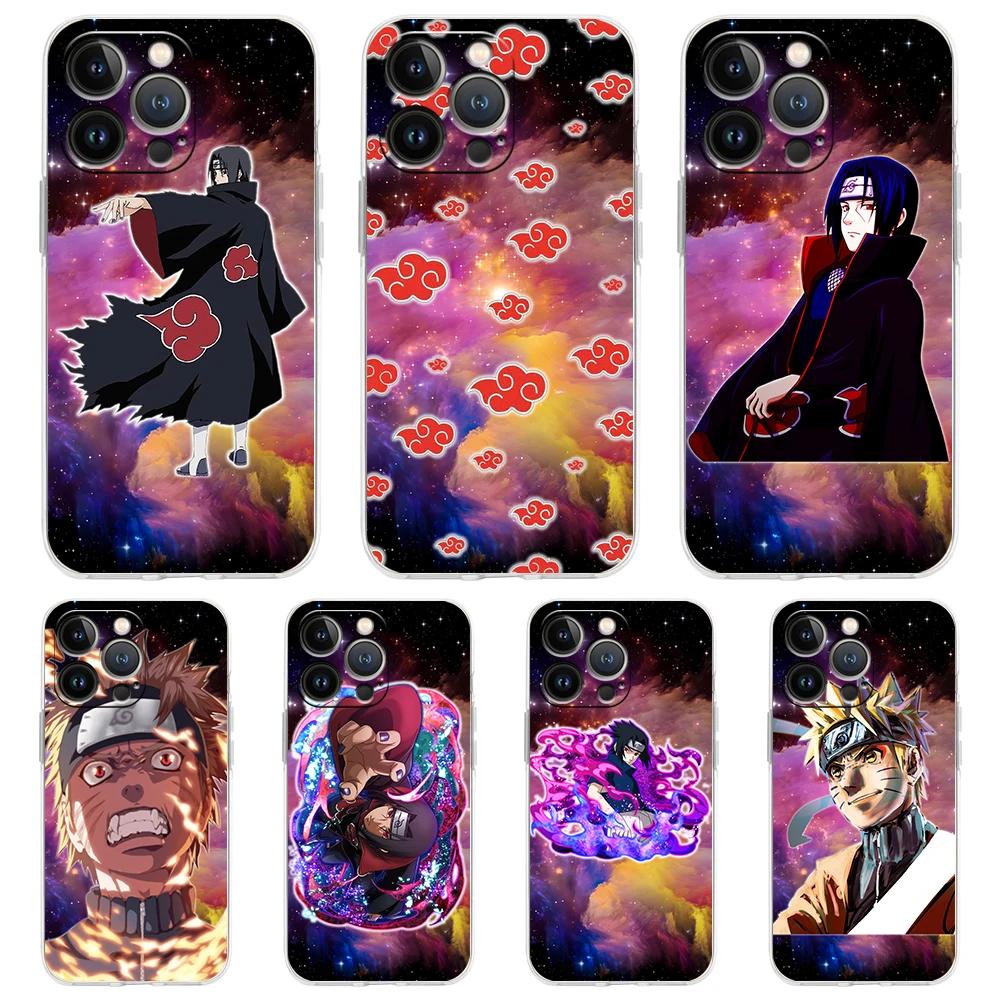 Чехол Naruto для iPhone 13 12 Pro Max прозрачный мягкий чехол 11 7 8 Plus X XS XR SE2020 |