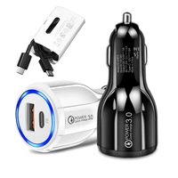 20w pd quick charge oneplus 10 pro usb c car charger carregador for iphone 13 xiaomi 12 redmi 10c samsung s21 m33 type c cable