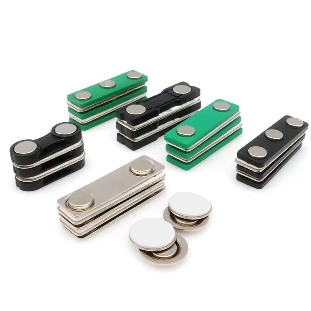 10 шт. магнитные держатели для значков с 3 магнитами