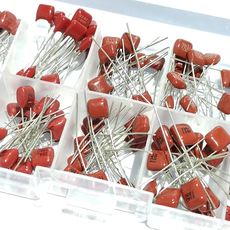 150 шт. 15 значений стандартный набор металлизированных конденсаторов для