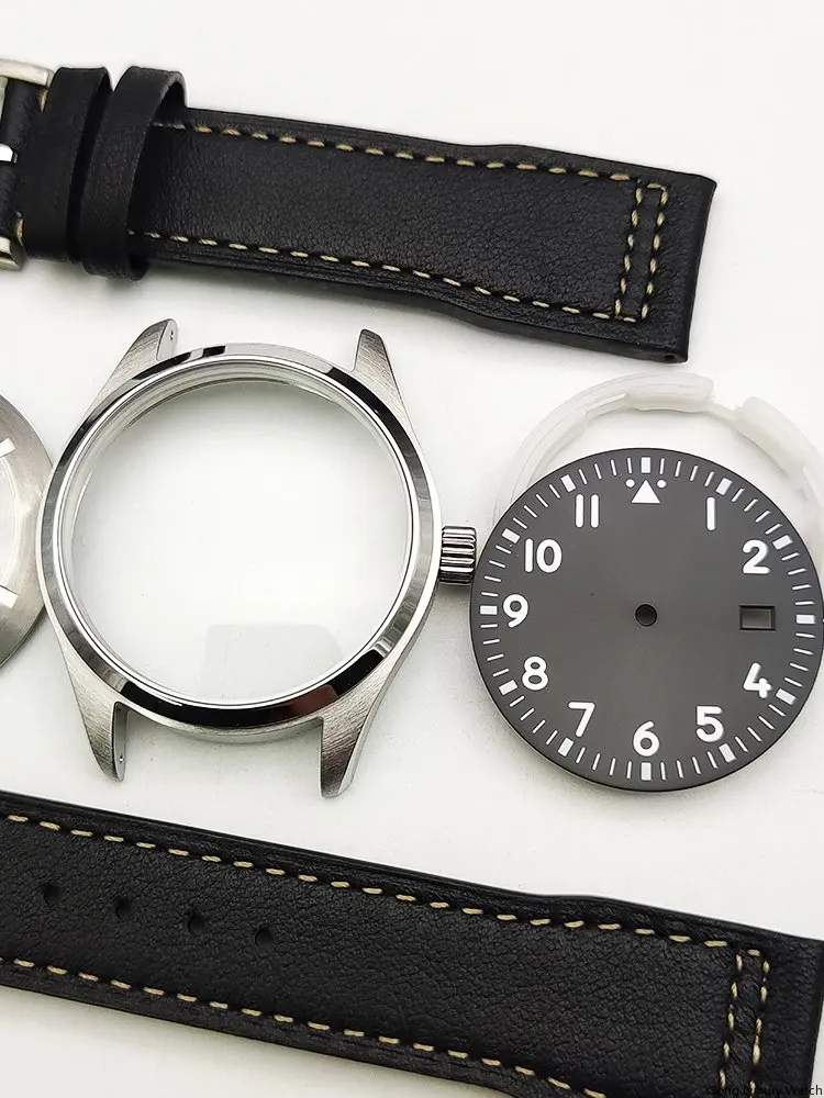 42mm Case Mechanical Watch Stainless Steel Cases Fit nh35a nh36a 4R Movement Waterproof Watch Case