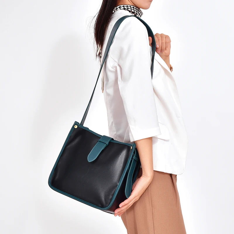 

Designer Splicing Flip Small Square Bag High-end Brand Women's Bag Fashion Simple Single Shoulder Messenger Bag Mobile Phone Bag