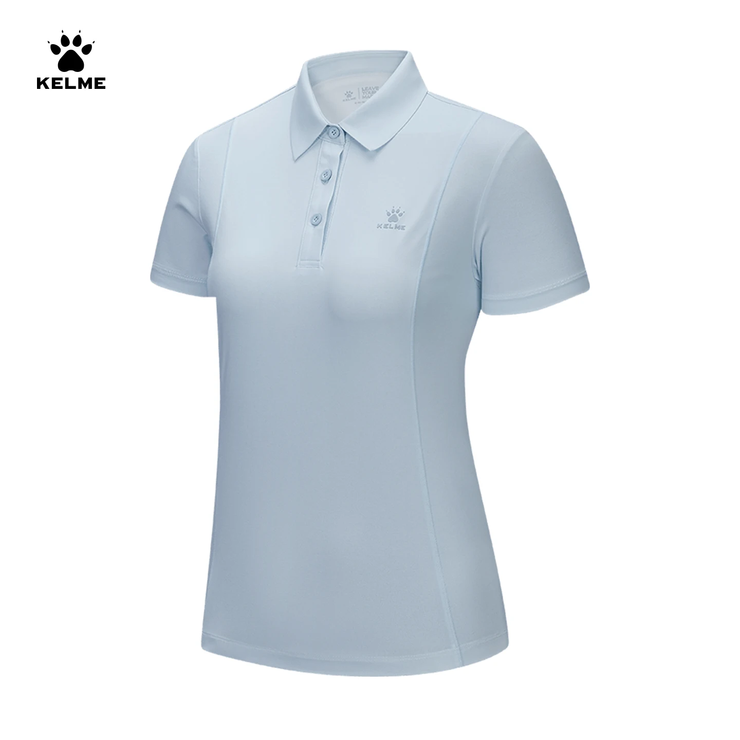 Женская солнцезащитная футболка-поло KELME с коротким рукавом, материал Sorona с эффектом хлопка, дышащая, быстросохнущая спортивная футболка. (art.: 3920dd39d31f4) - 3920dd39d31f4