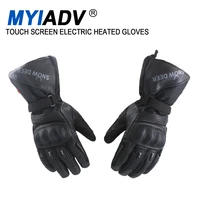 electric heated riding gloves rechargeable battery for men women outdoor skiing waterproof motorcycle touchscreen heating gloves