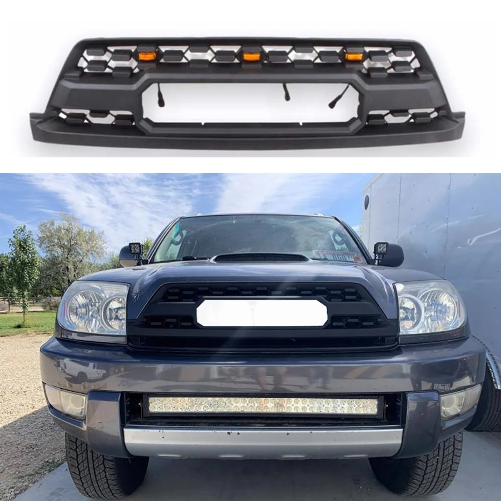 

Передние решетки, автомобильные модифицированные аксессуары, АБС-пластик, решетка бампера светодиодный для Toyota 4runner 2002 2003 2004 2005