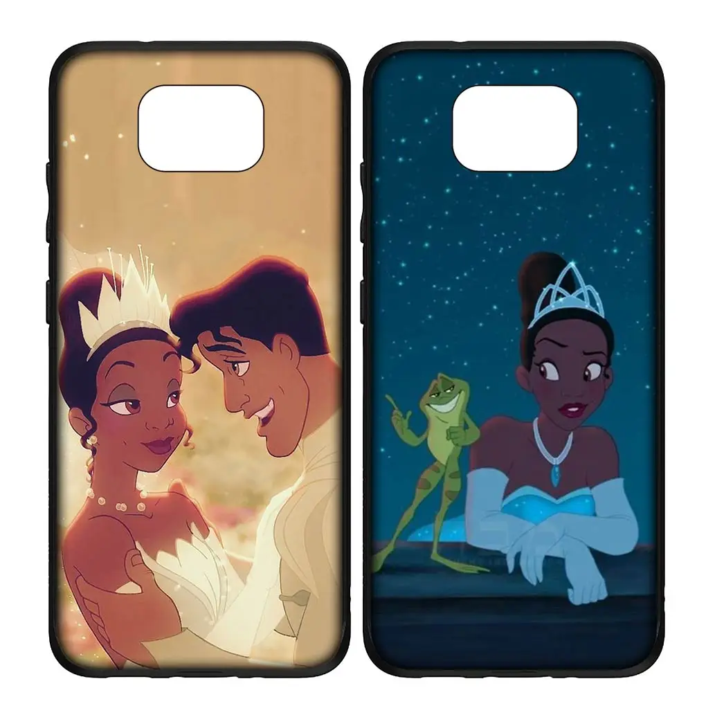 Гибкий чехол для телефона с принцессой и лягушкой Tiana Samsung Galaxy A10 A20 A53 A30 A51 A32 A50 A52 A12