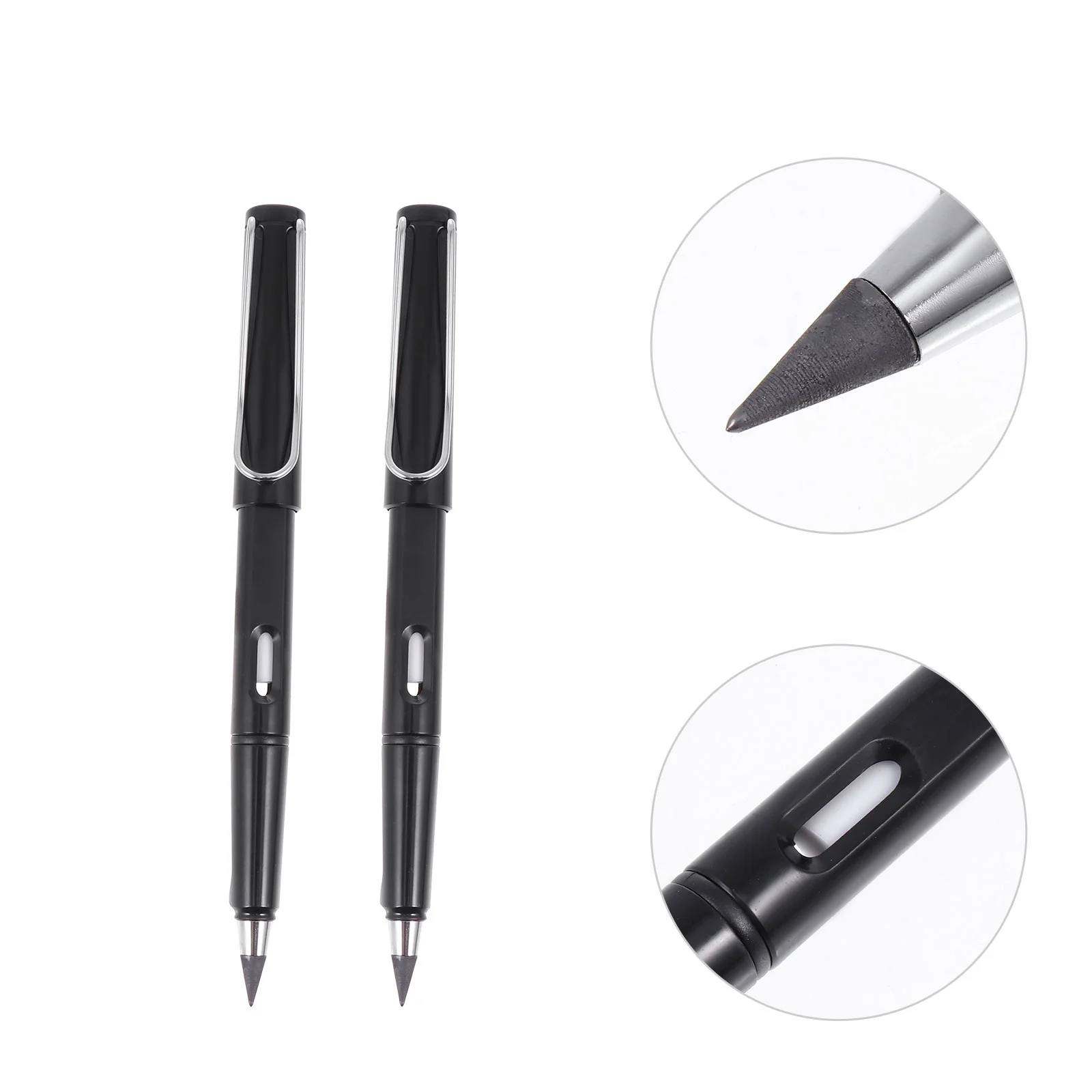 

2Pcs Plastic Pencils Sketch Pens Drawing Learning Supplies for without ink Children