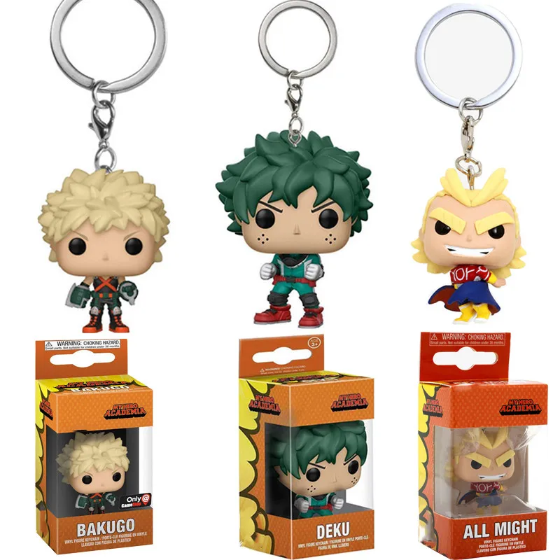 Мой герой Академия мультфильм фигура брелки Deku Todoroki Shoto подвесная модель