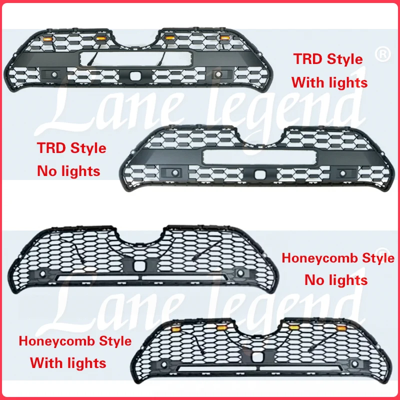 Решетка для TOYOTA RAV4 2019 2020 2021 2022 Приключения версия TRD гриль с модифицированной