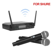 wireless microphone for shure uhf 600 635mhz professional handheld mic for karaoke church show meeting studio recording glxd4