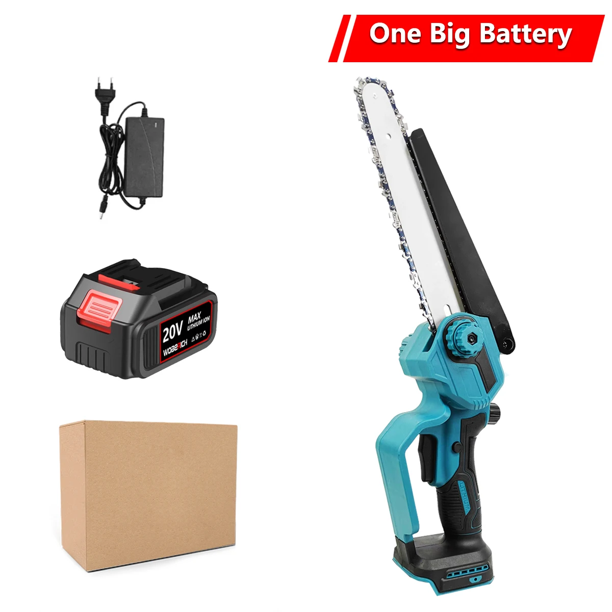 

Беспроводная аккумуляторная цепная пила WOBERICH