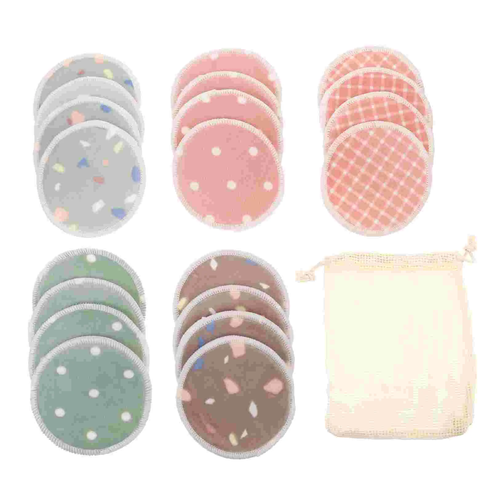 Makeup Wipe Reusable Remover Pads Cleansing Face Eye Natural Bamboo Cotton Rounds Cushion Foundation Puff