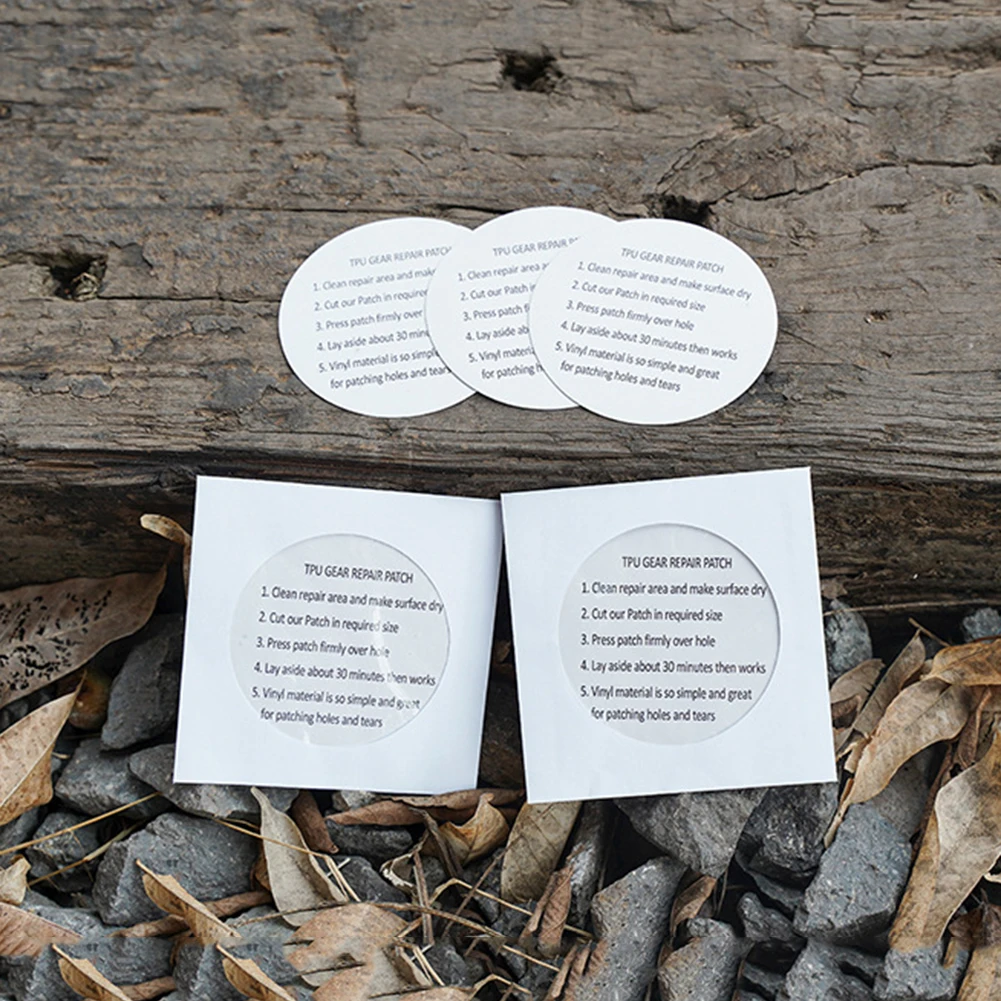 

Transparent Inflatable Repair Patches Heat Resistant Inflatable Boat Repair Kit Swimming Float Repair Tape for Inflating Air Bed