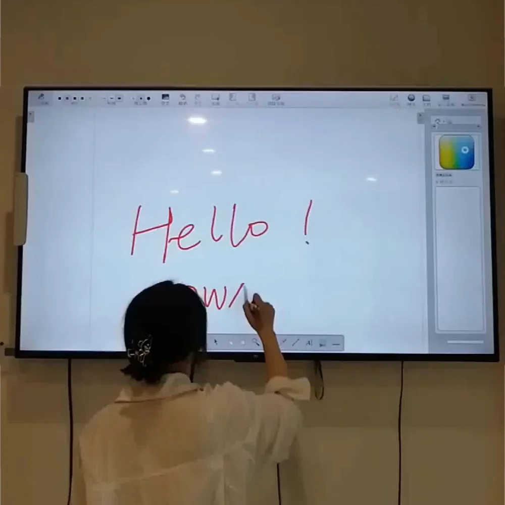 Pizarron Blanca Projection Touch Screen Interactive Whiteboard TV Writing Board Wired For School Office Educational Equipment