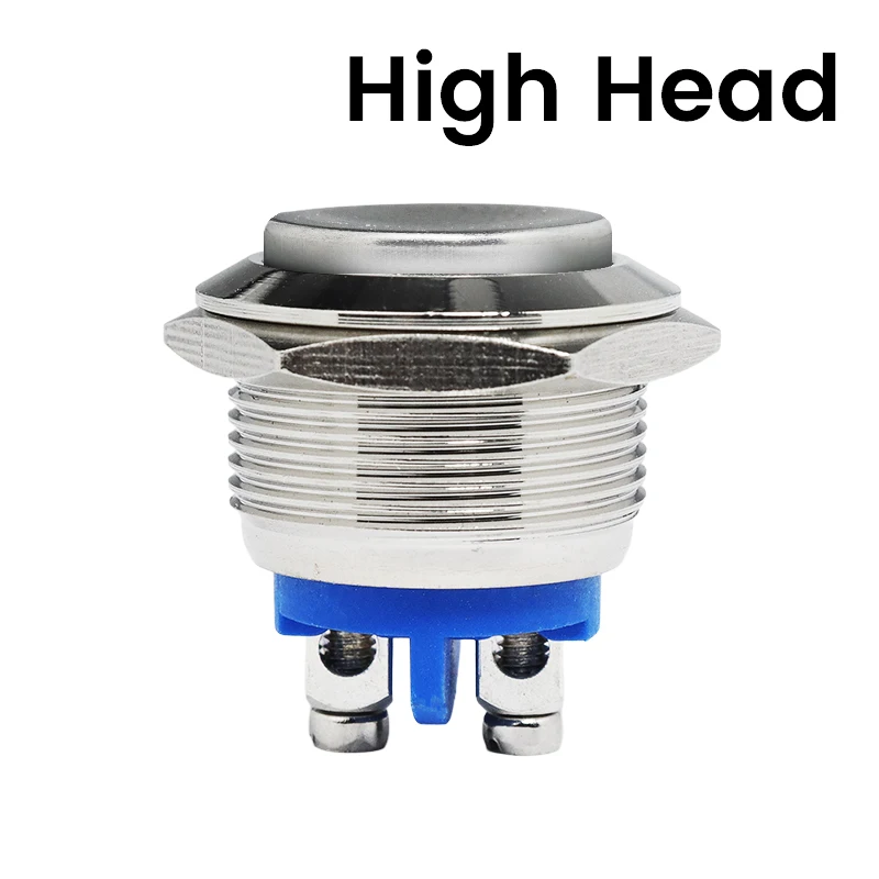 

Мгновенный кнопочный переключатель VaneAims 19 мм 1НО