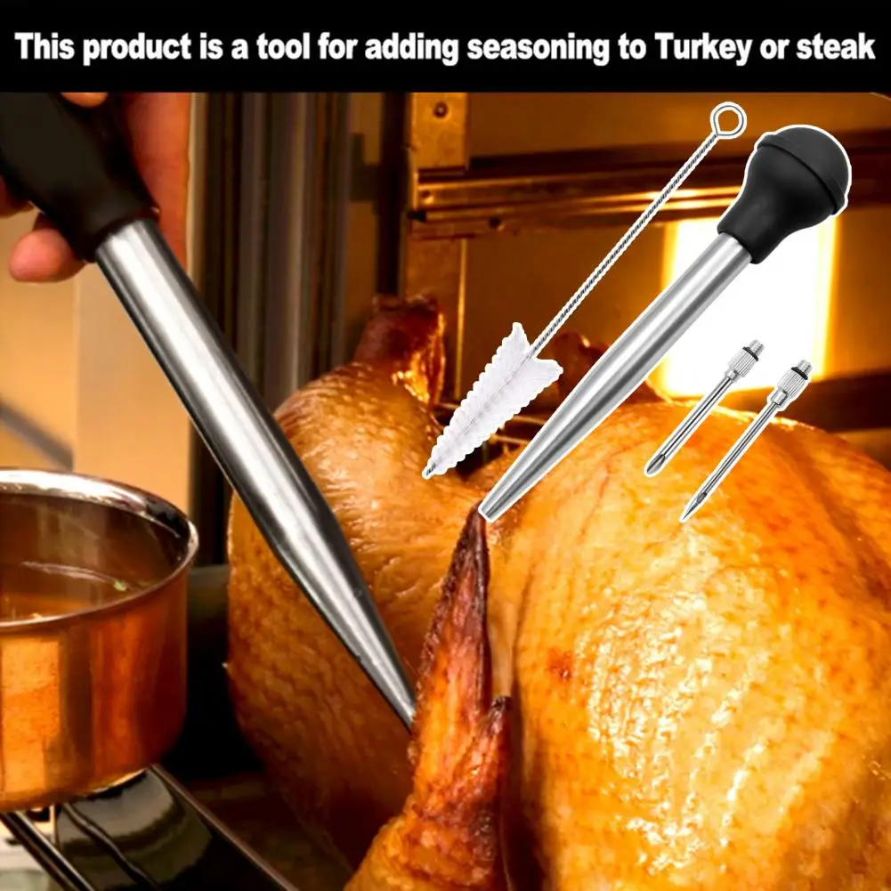 

Turkey Oil Dropper Wear-resistant BPA Free Turkey Chicken Oil Dropper Kitchen Gadgets Turkey Baster Turkey Baster