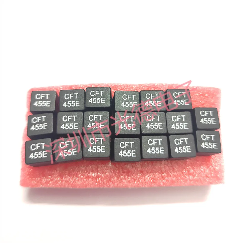 

50pcs/ 455K walkie-talkie filter CFT455EU LT455EU 455KHZ 455E 1 2 in-line tripod