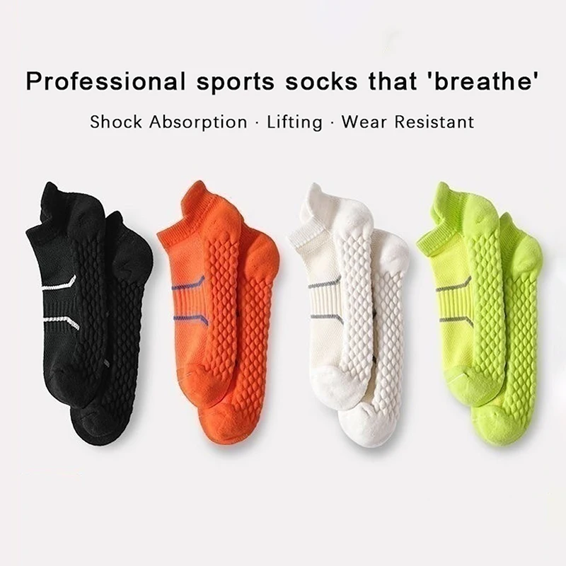 

Высококачественные спортивные носки для бега, баскетбола, футбола, велоспорта, тенниса, лыж, женские носки, Нескользящие дышащие влагостойкие
