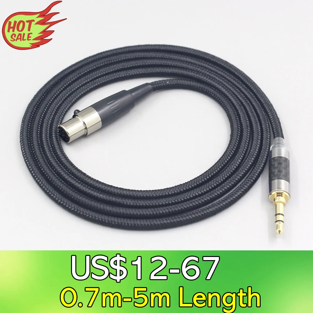 Супермягкий нейлоновый кабель OFC для наушников 6 5 мм XLR 4 AKG Q701 K702 K271 K272 K240 K141 K712 K181