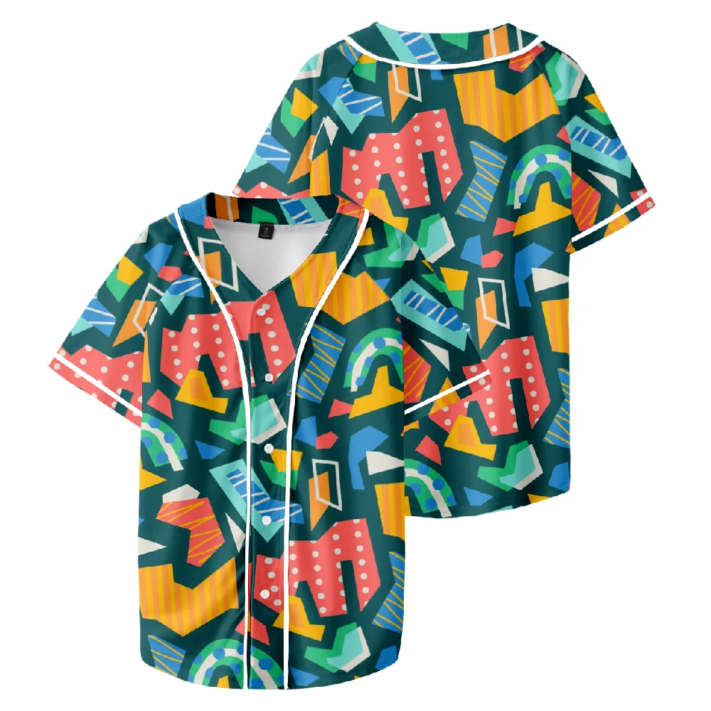 

Бейсбольная Футболка с рисунком коллажа, футболка унисекс с 3D принтом и коротким рукавом, Повседневная Уличная одежда для женщин и мужчин