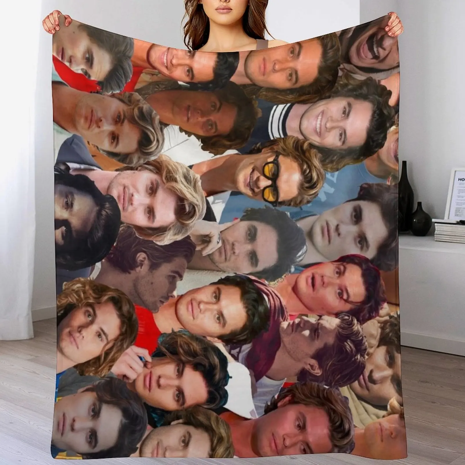 Одеяло для фотоколлажа Chase Stokes детские персонализированные подарочные одеяла