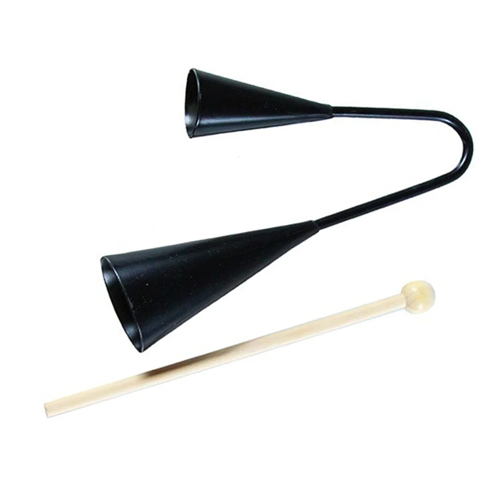 

Instrumentkids Bell Beater Percussion Agogomusical Two Educational Preschool Cowbell Education Early Traditional Stick Tone