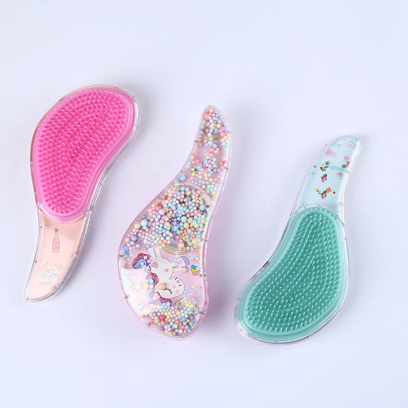 

a Comb that Soften Hair Hairdressing Cartoon Beautiful Kid Girl Comb Protable not Easy to Break Large Size Comb